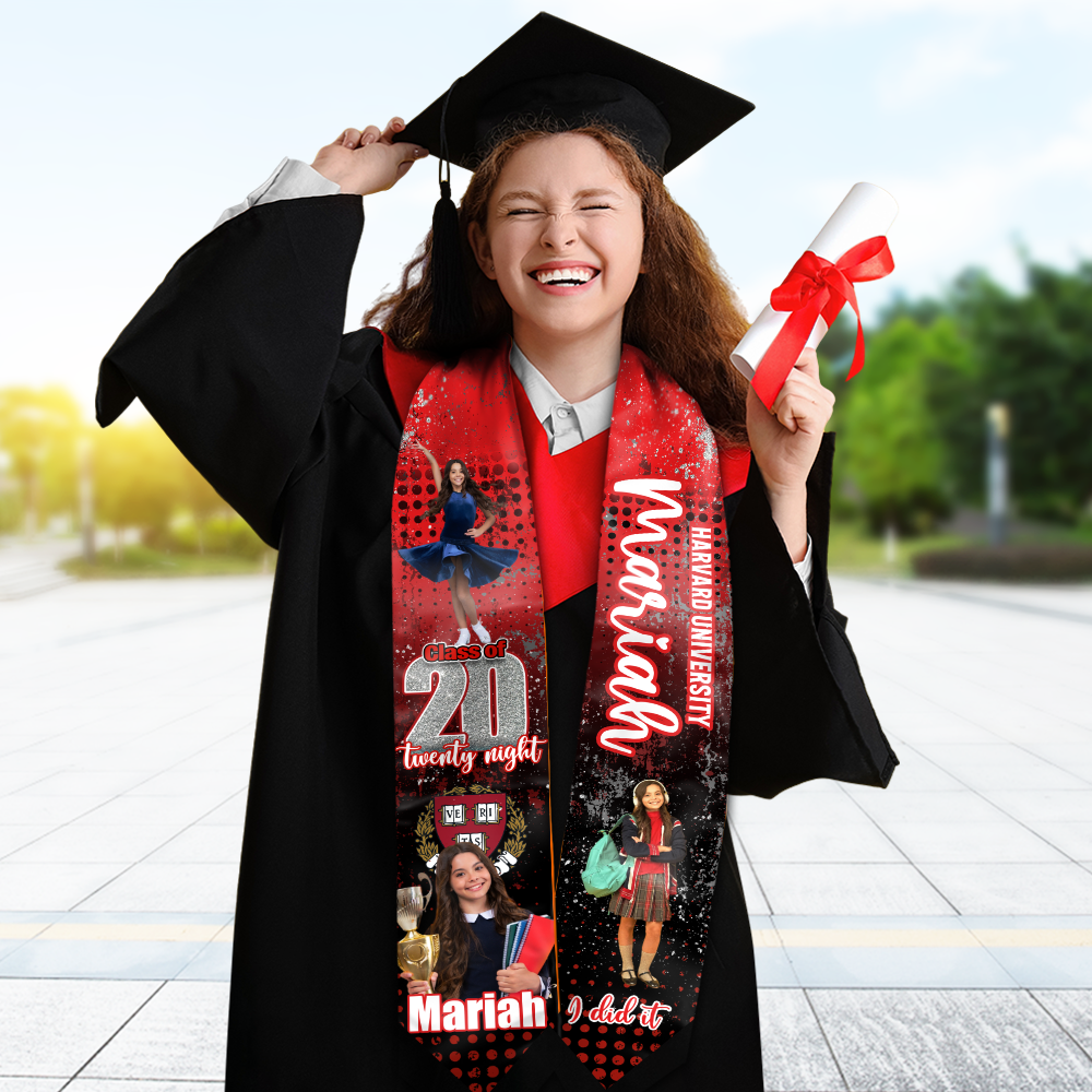 Custom Photo I Did It Congrats Graduation Stoles HO82 893462