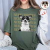 Personalized Vintage Dog Cat Photo Merry Christmas Comfort Shirt Gift For Dog Lovers HA75 922110