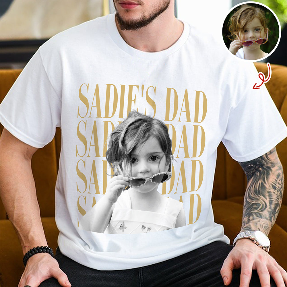 Personalized Vintage Photo Dad, Mom, Grandpa, Grandma Family Bright Shirt HA75 921394