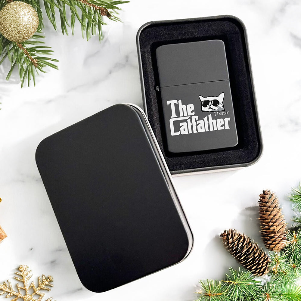 The Catfather Metal Lighter For Cat Lover TH10 896851