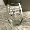 Custom Photo To Mom Dad From The Reasons You Drink Personalized Wine Glass Funny Gift For Dad Mom CH07 895384