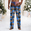 Fake Underwear Custom Dog Photo Flannel Sweatpants Funny Christmas Gag Pants CH07 180530
