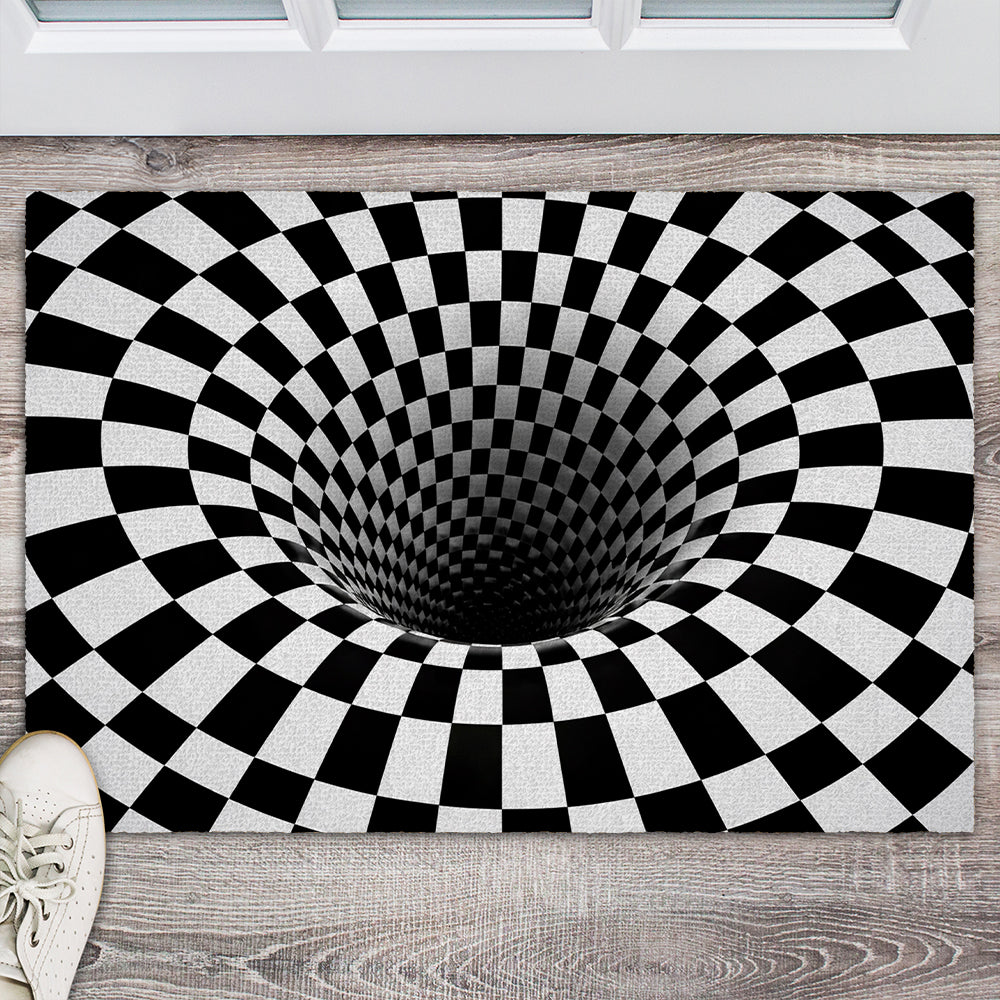 3D Vortex Illusion Doormat Personalized Gift Home, Outside Entry, Yard, Floor, Patio HO82 901132