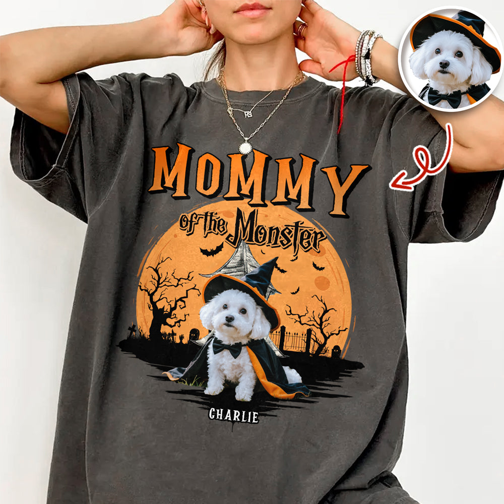 Mother Of Monsters Custom Dog Cat Photo Halloween Comfort Color Shirt CH07 899432