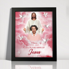 Custom Photo God Took You Home To Be With Him Memorial Picture Frame LM32 893193