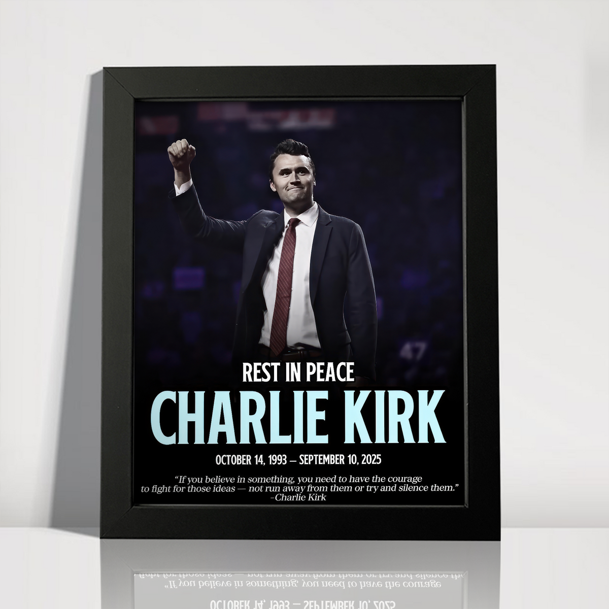Rest In Peace Charlie Kirk Memorial Picture Frame LM32 65565