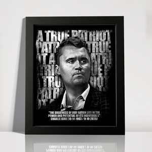 Charlie Kirk Memorial – A True Patriot Tribute Remembrance Picture Frame LM32 65523