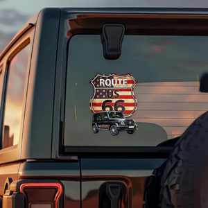 Custom Photo Route US 66 Car Window Decal Sticker For Car Lover TH10 898443