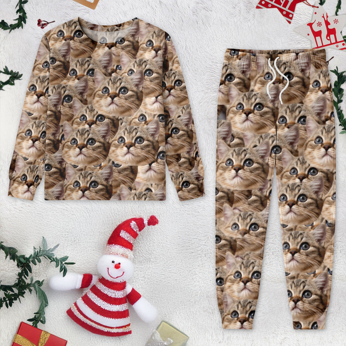 Custom Cat Photo Sleepwear Funny Gift For Family CH07 899134