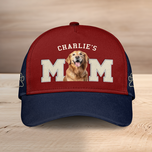 Custom Dog Photo Embroidered Effect Classic Cap Personalized Dog Mom Dog Dad Gifts CH07 899342