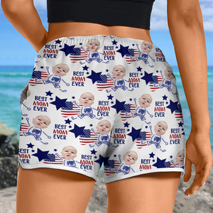 Custom Photo Best Mom Ever Women's Beach Short For Summer TH10 892899