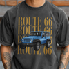 Personalized Vintage Car Photo Route 66 Comfort Shirt For Car Lovers HA75 921684