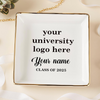 Custom University Logo Class of 2025 Personalized Jewelry Dish Graduation Gift HA75 892268