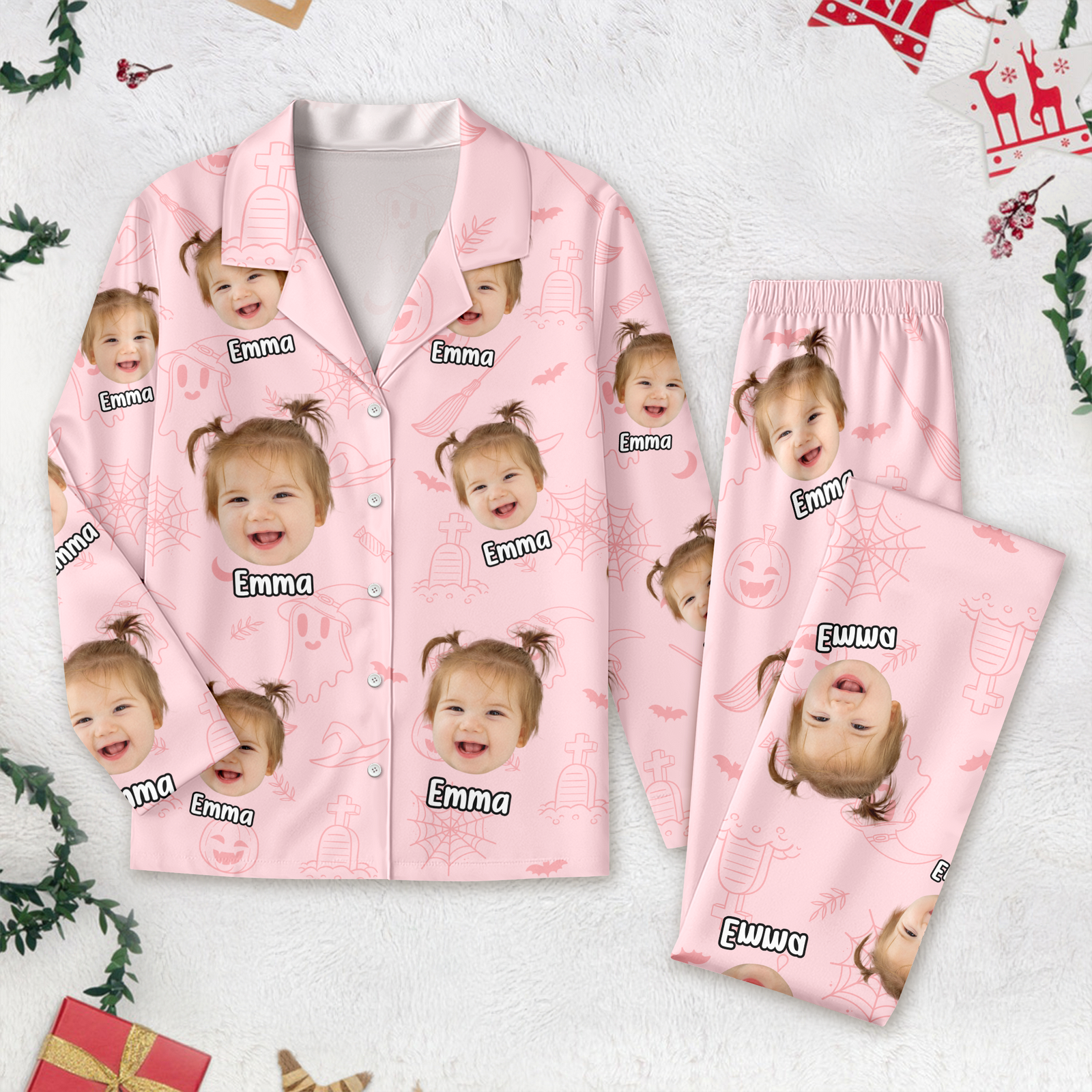 Custom Photo Halloween Season Pajamas For Family TH10 896133
