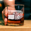 Best Dog Dad Ever American Flag Dog Whiskey Glass For Dog Lovers CH07 895850