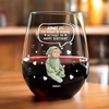 Custom Photo Life Would Be Boring Without Me Kid, Family Wine Glass Family Gift HA75 892306