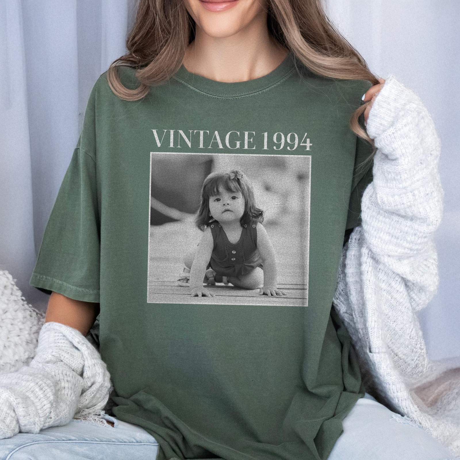 Custom Photo and Year Birthday Vintage Comfort Shirt HA75 897270