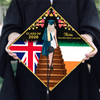 Custom Country Flag Class of 2026 Graduation Cap Topper CH07 910898