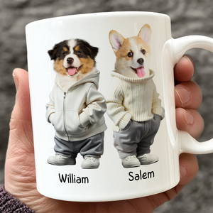 Custom Photo Cool Dog, Cat Mug Gift For Dog Cat Pet Lover HA75 891846