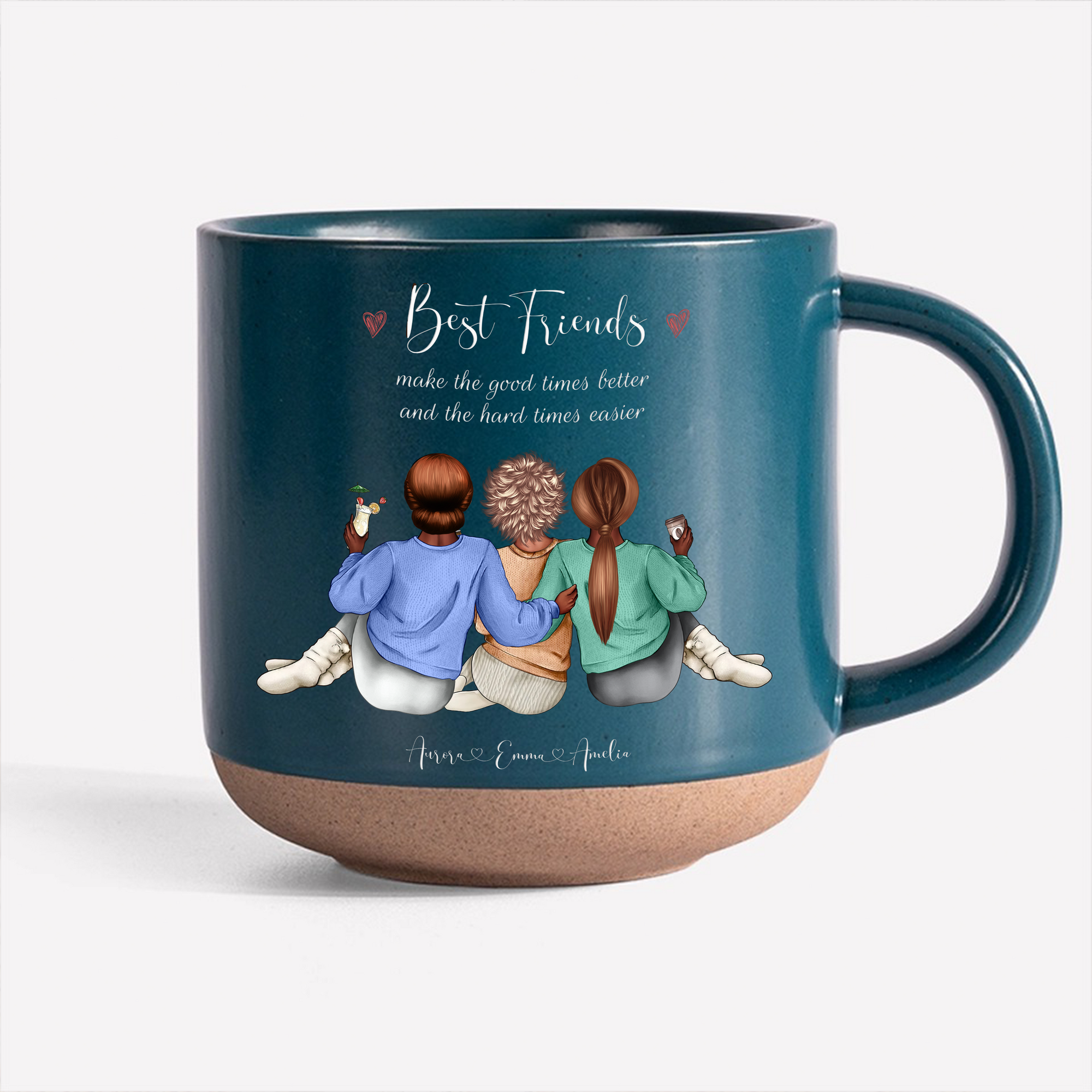 Best Friends Make The Good Times Better Bestie Pottery Mug TH10 892167