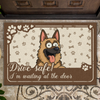 I'm Waiting At The Door Doormat For Dog Lover TH10 892721