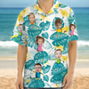 Custom Photo Funny Kids Personalized Hawaii Shirt Family Gift HA75 892048