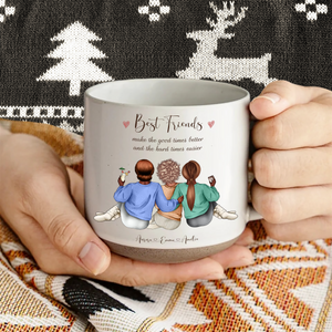 Best Friends Make The Good Times Better Bestie Pottery Mug TH10 892167