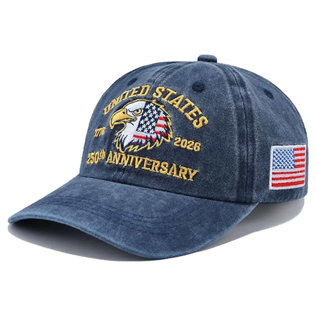 American Bald Eagles United States 250 Years Anniversary Baseball Cap LM32 669183