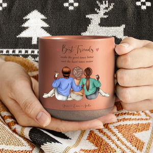 Best Friends Make The Good Times Better Bestie Pottery Mug TH10 892167