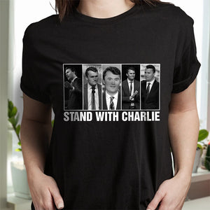 Stand With Charlie Kirk Dark Shirt TH10 64443