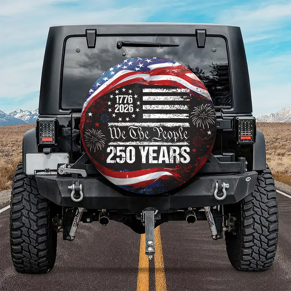250 Years USA 250th Birthday 1776-2026 Eagle Tire Cover Gift for Family HA75 898592