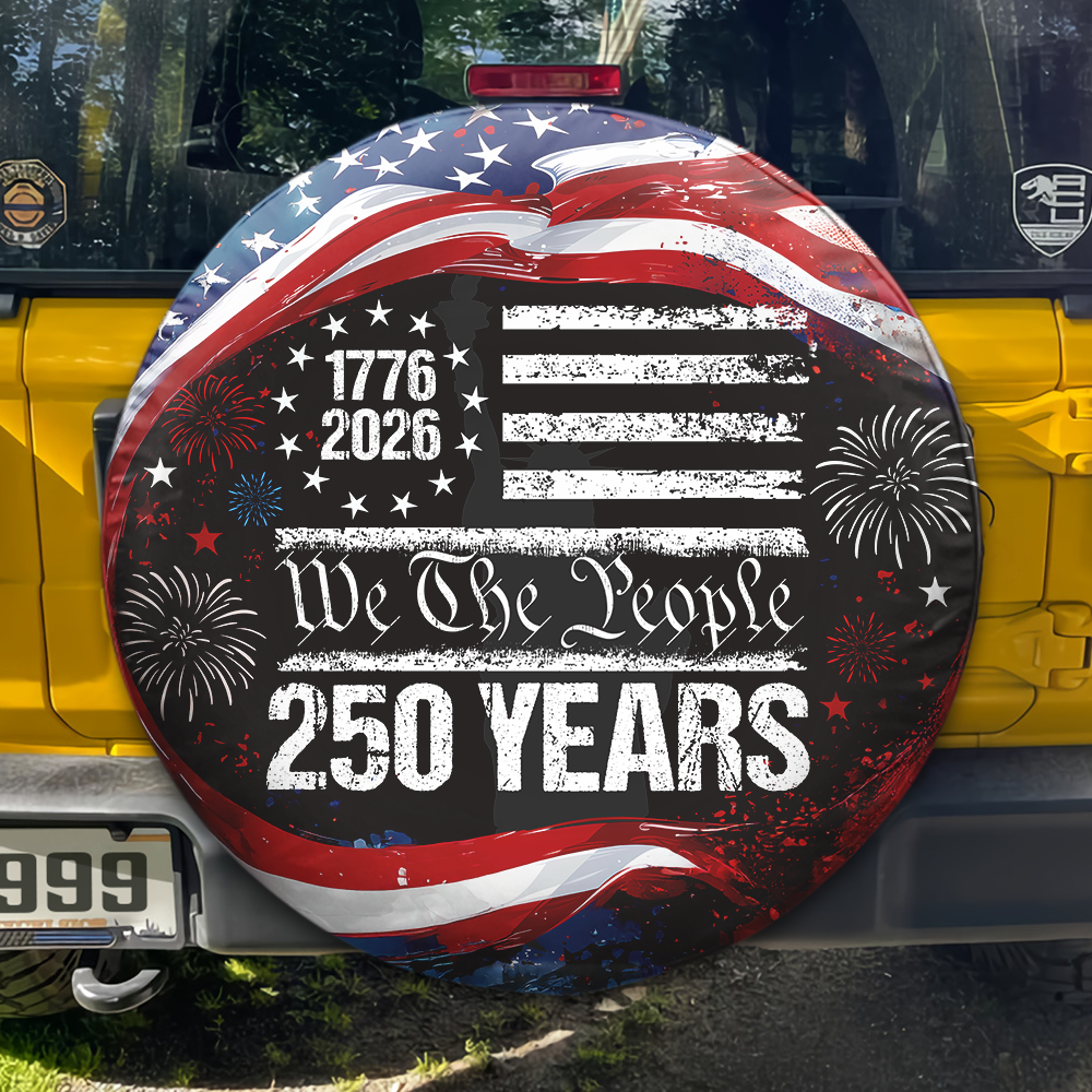 250 Years USA 250th Birthday 1776-2026 Eagle Tire Cover Gift for Family HA75 898592