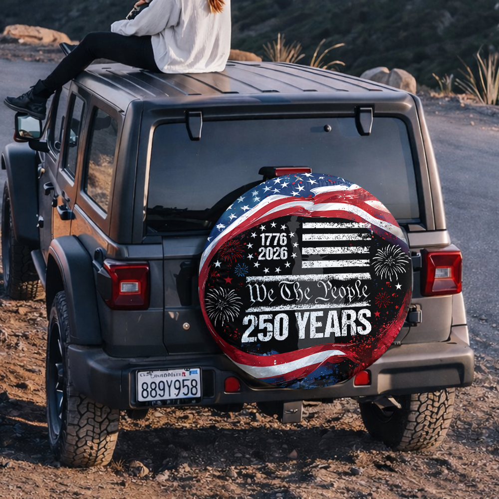 250 Years USA 250th Birthday 1776-2026 Eagle Tire Cover Gift for Family HA75 898592