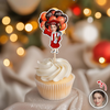 Custom Photo Class of 2026 Balloons Graduation Cupcake Toppers, Personalized Grad Party Decor CH07 910986