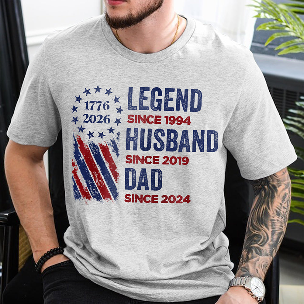 Personalized Legend, Husband, Dad And Grandpa Shirt HO82 901178