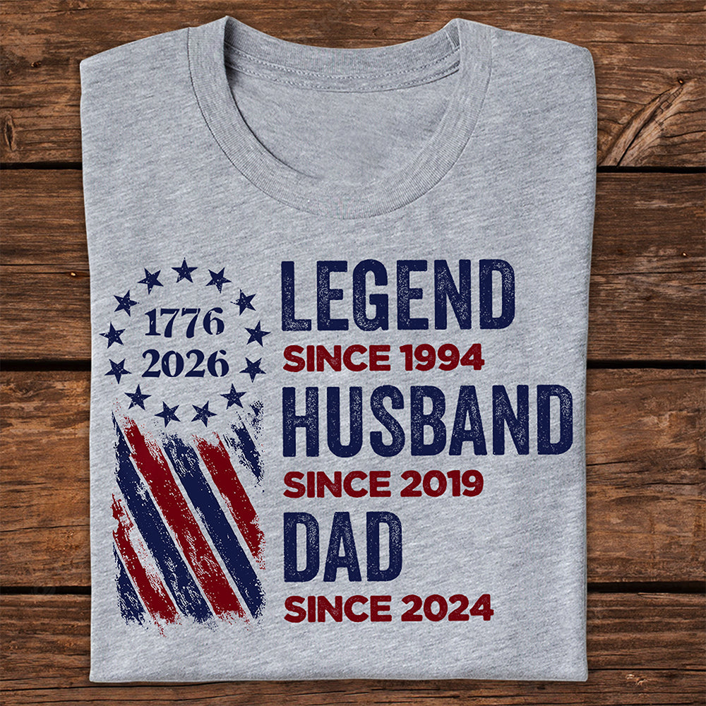 Personalized Legend, Husband, Dad And Grandpa Shirt HO82 901178