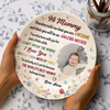 Custom Photo The World's Best Mommy Belongs To Me Home Decor Ceramic Plate LM32 893217