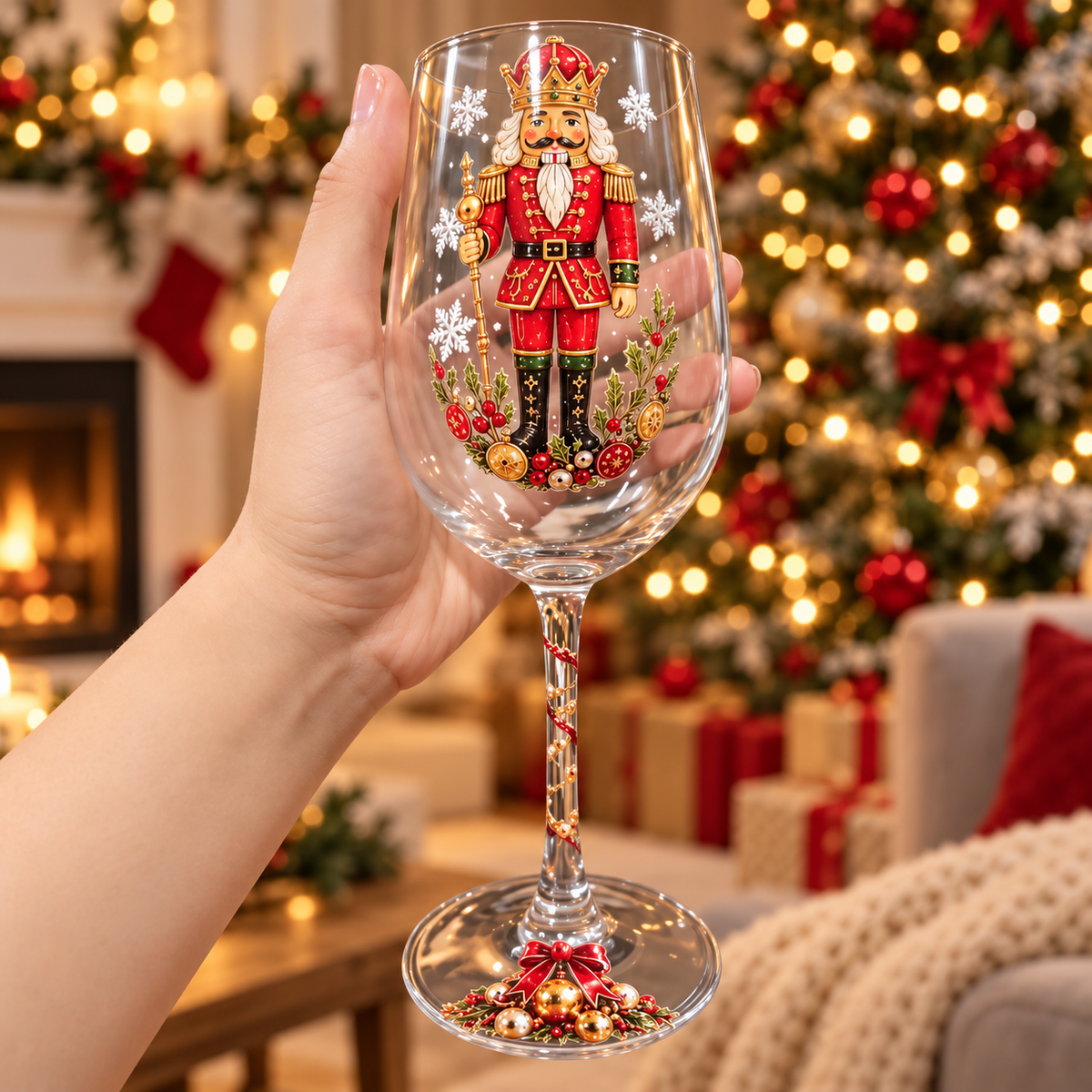 Holiday Champagne Glasses Set Gift For Christmas TH10 171385
