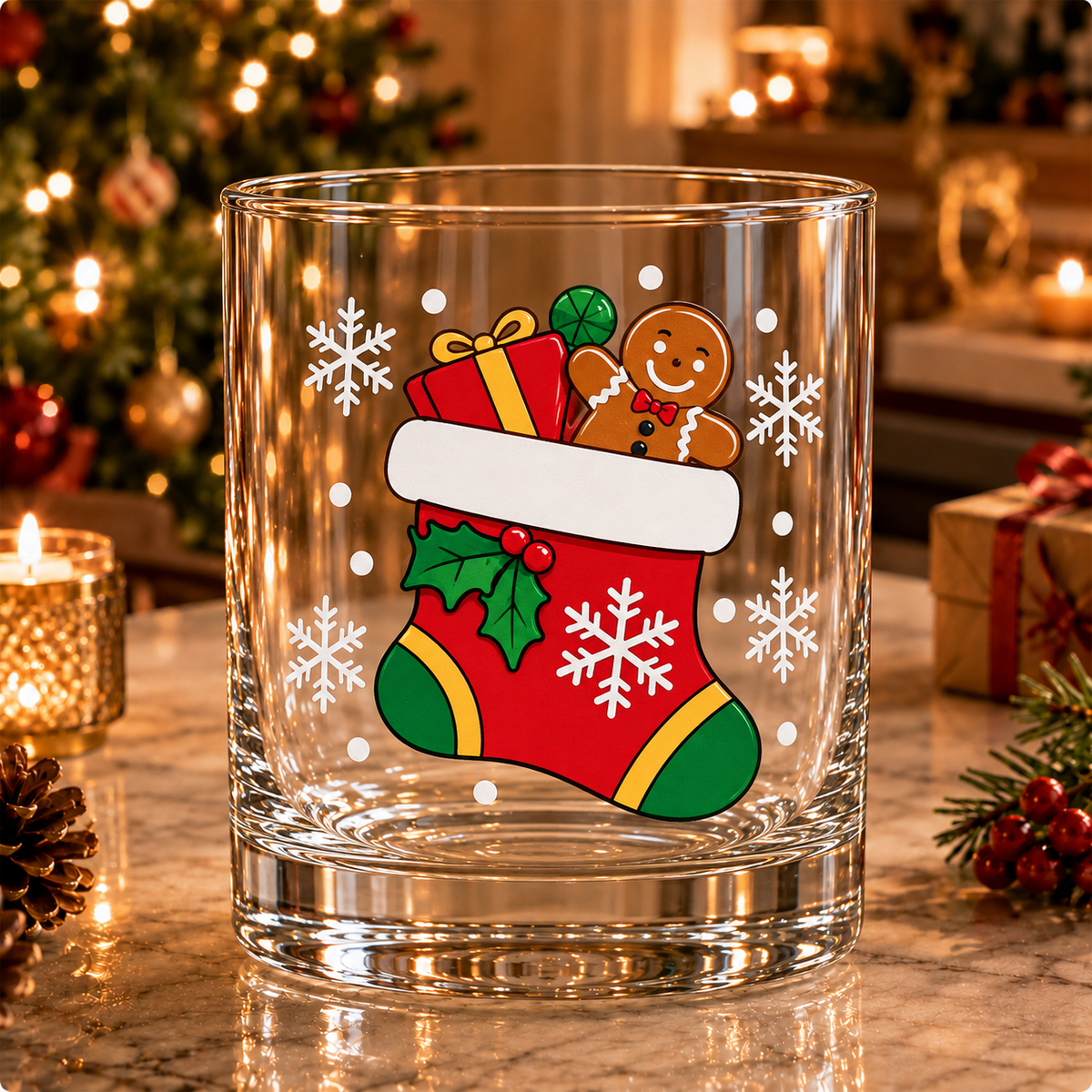 Magical Christmas Whiskey Glass For Christmas Party TH10 171421