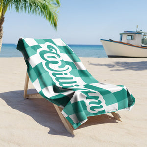 Personalized Vans Checker Pattern In Retro Style Beach Towel HA75 892798