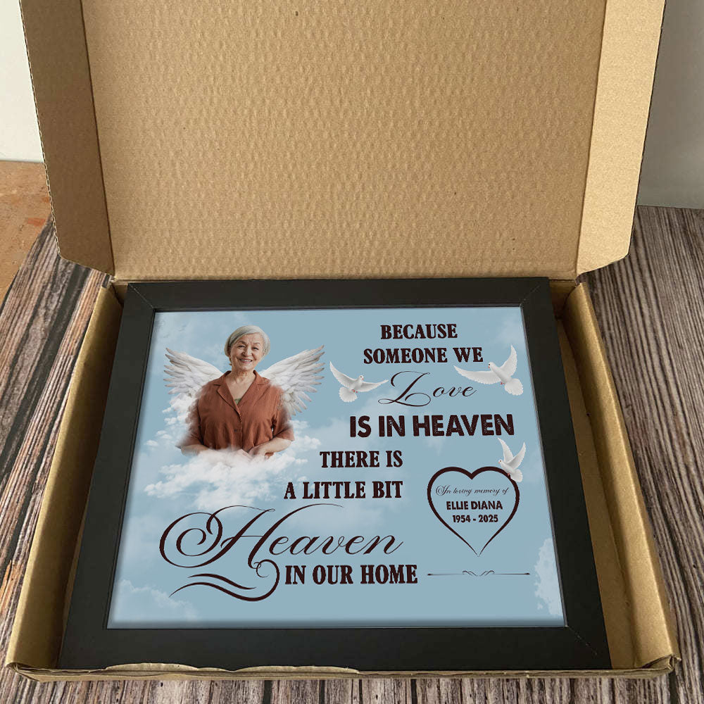 Custom Photo Love Is In Heaven Picture Frame LM32 893211
