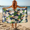 Custom Human Photo Tropical Vibe Family Beach Towel HA75 892646