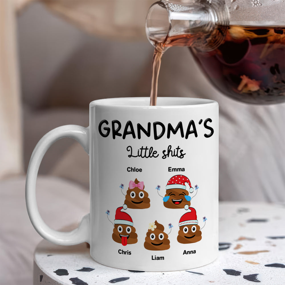 Personalized Mommy’s Little Shits Mug – Funny Christmas Gift for Mom CH07 896324