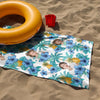 Custom Human Photo Tropical Vibe Family Beach Towel HA75 892646
