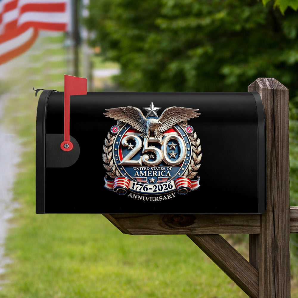 USA Eagles 250th Anniversary Semiquincentennial 1776-2026  Mailbox Cover CH07 910690