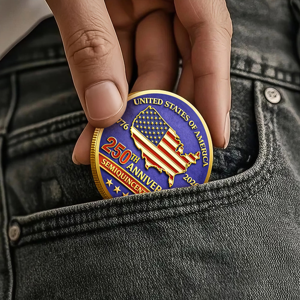 United States Of America 250th Anniversary 1776-2026 Commemorative Coin HA75 920732