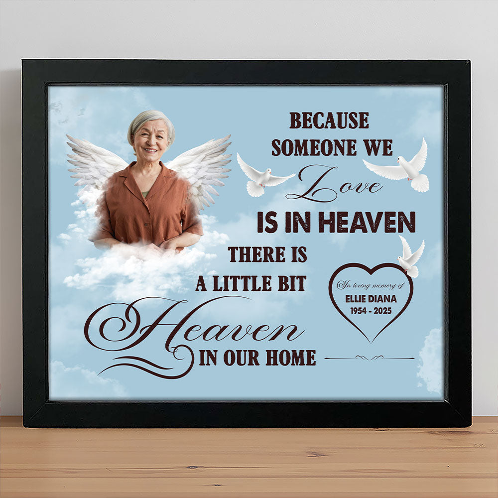Custom Photo Love Is In Heaven Picture Frame LM32 893211