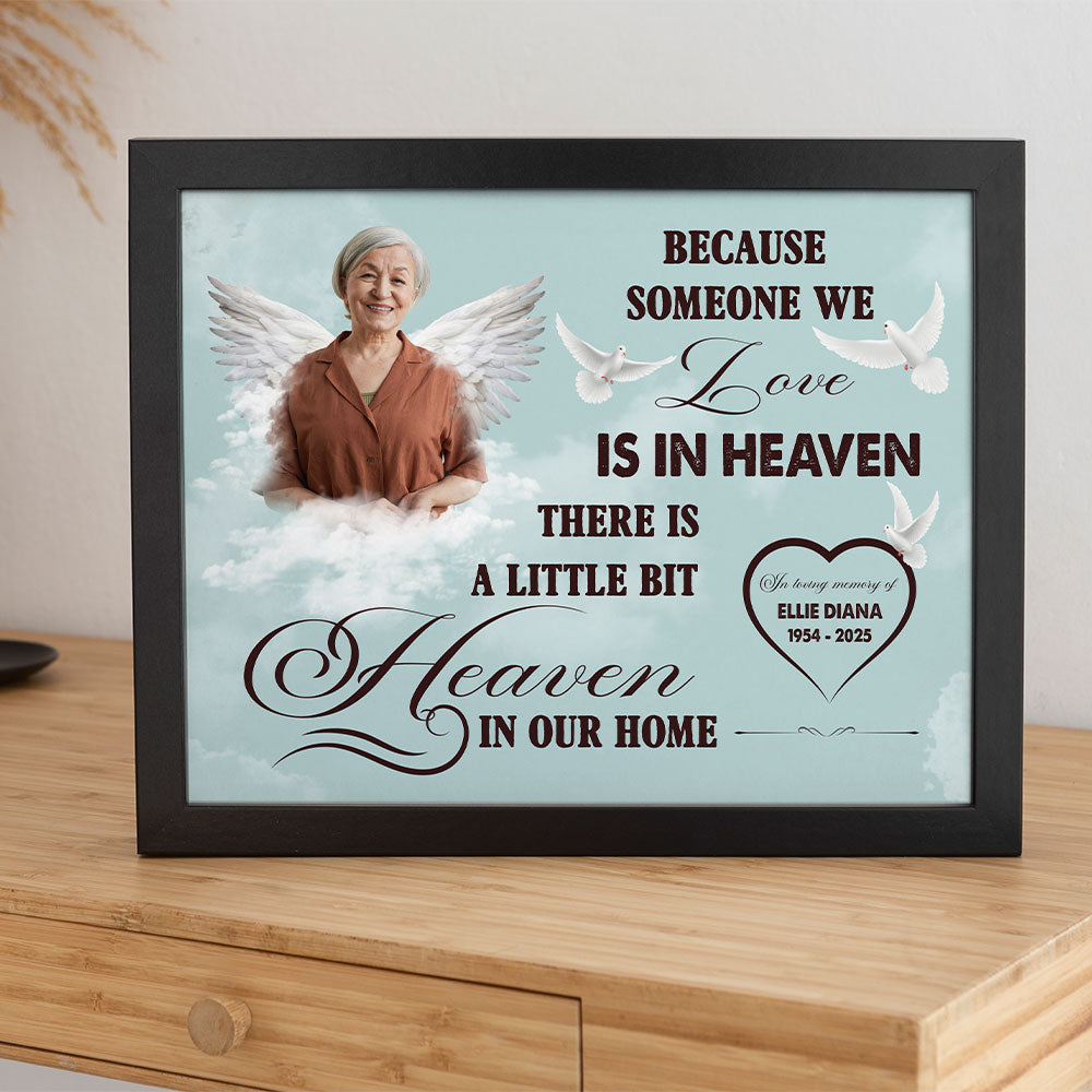 Custom Photo Love Is In Heaven Picture Frame LM32 893211
