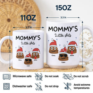 Personalized Mommy’s Little Shits Mug – Funny Christmas Gift for Mom CH07 896324