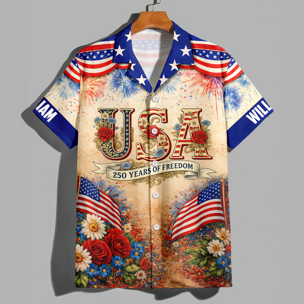 USA 250 Years of Freedom Hawaiian Shirt For Independence Day 2026 CH07 910410